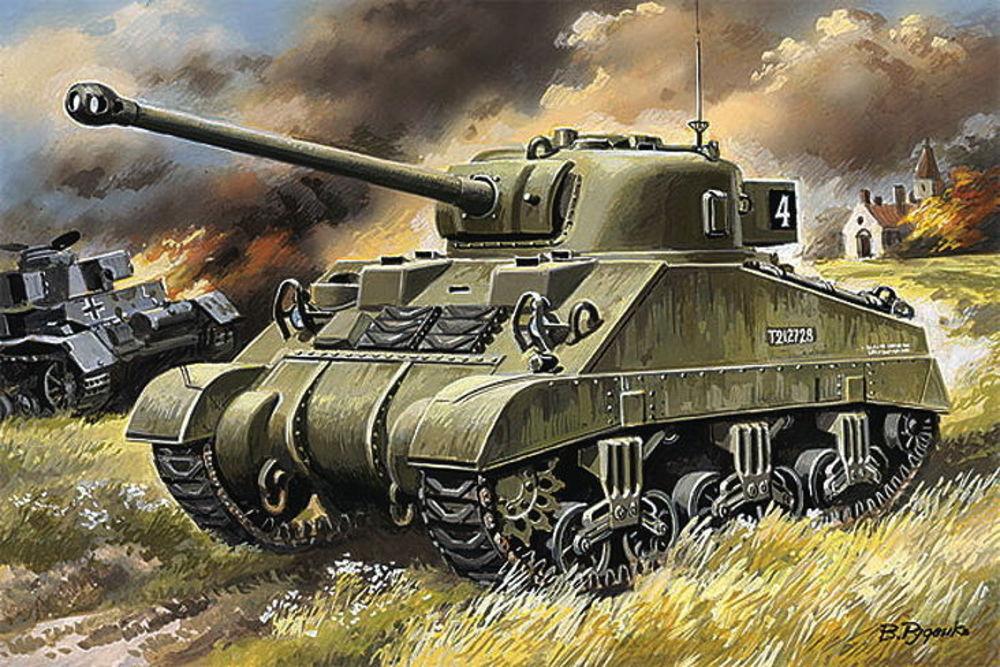 Sherman Firefly günstig Kaufen-Medium tank Sherman ´´Firefly´´. Medium tank Sherman ´´Firefly´´ <![CDATA[Unimodels / UM386 / 1:72]]>. 