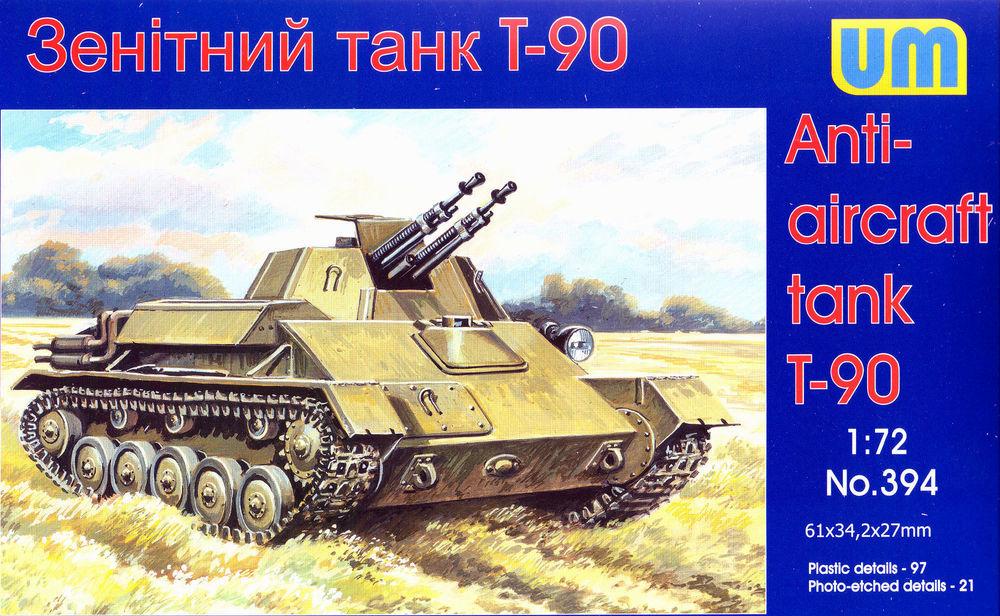 Tank T günstig Kaufen-Anti-aircraft tank T-90. Anti-aircraft tank T-90 <![CDATA[Unimodels / UM394 / 1:72]]>. 