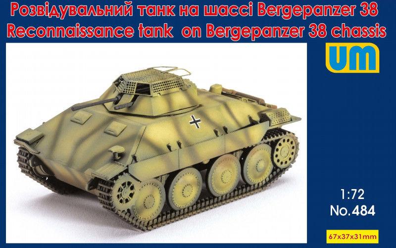 Panzer 4 günstig Kaufen-Reconnaissance tank on Bergepanzer 38 chassis. Reconnaissance tank on Bergepanzer 38 chassis <![CDATA[Unimodels / 484 / 1:72]]>. 