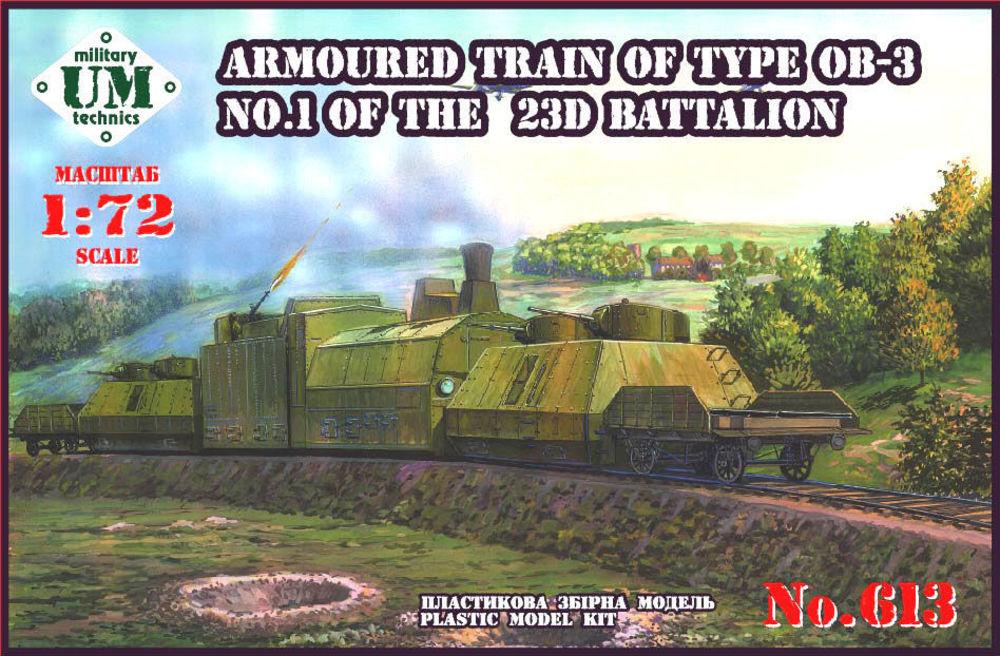 Models of günstig Kaufen-Armored train of type OB-3 No.1 of 23D. Armored train of type OB-3 No.1 of 23D <![CDATA[Unimodels / UMT613 / 1:72]]>. 