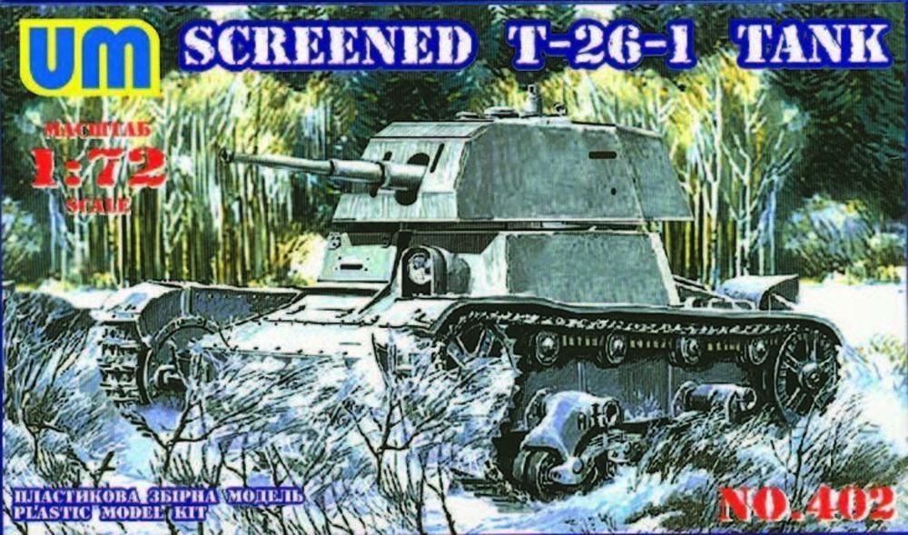 screened günstig Kaufen-Screened T-26-1 tank. Screened T-26-1 tank <![CDATA[Unimodels / UMT402 / 1:72]]>. 