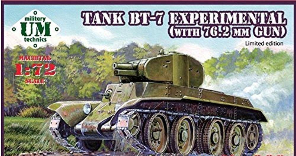 with 2 günstig Kaufen-BT-7 Experimental tank with 76.2mm gun. BT-7 Experimental tank with 76.2mm gun <![CDATA[Unimodels / UMT668 / 1:72]]>. 