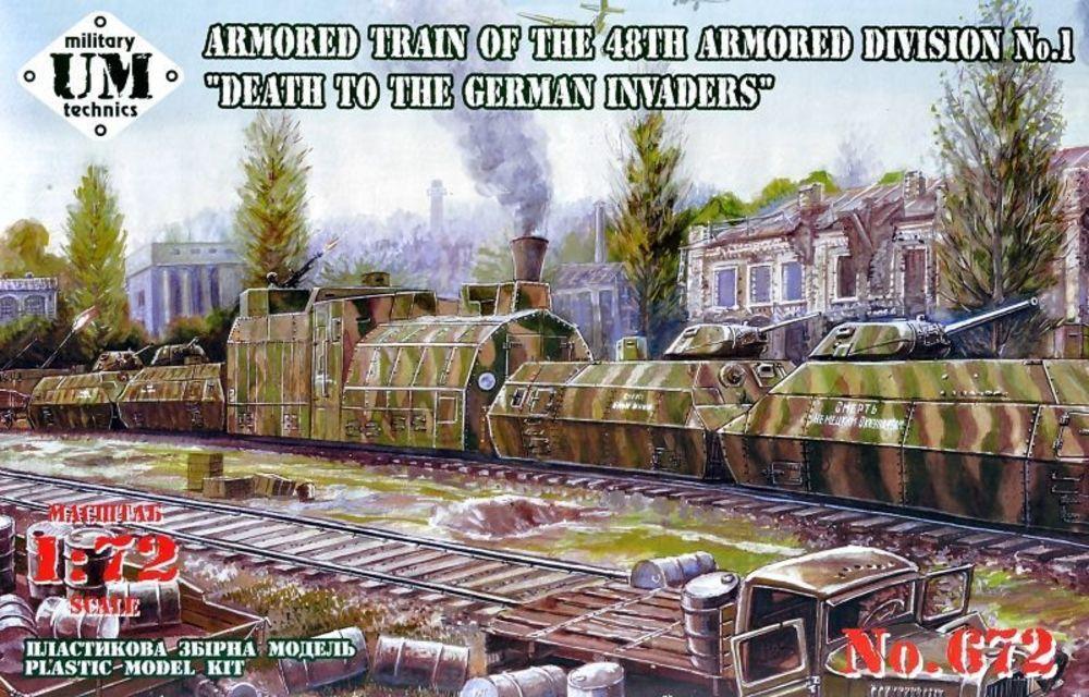 on 4  günstig Kaufen-Death to the German Invaders Armored train of the 48th armored division#1. Death to the German Invaders Armored train of the 48th armored division#1 <![CDATA[Unimodels / UMT672 / 1:72]]>. 