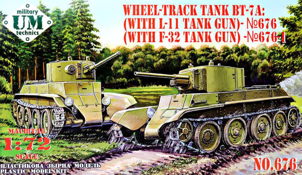 Tank with günstig Kaufen-BT-7A Soviet Tank with L-11 gun. BT-7A Soviet Tank with L-11 gun <![CDATA[Unimodels / UMT676 / 1:72]]>. 
