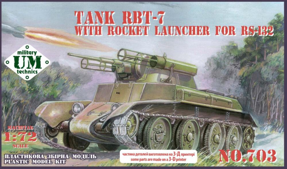 Tank with günstig Kaufen-RBT-7 tank with rocket launcher for RS-132. RBT-7 tank with rocket launcher for RS-132 <![CDATA[Unimodels / T703 / 1:72]]>. 