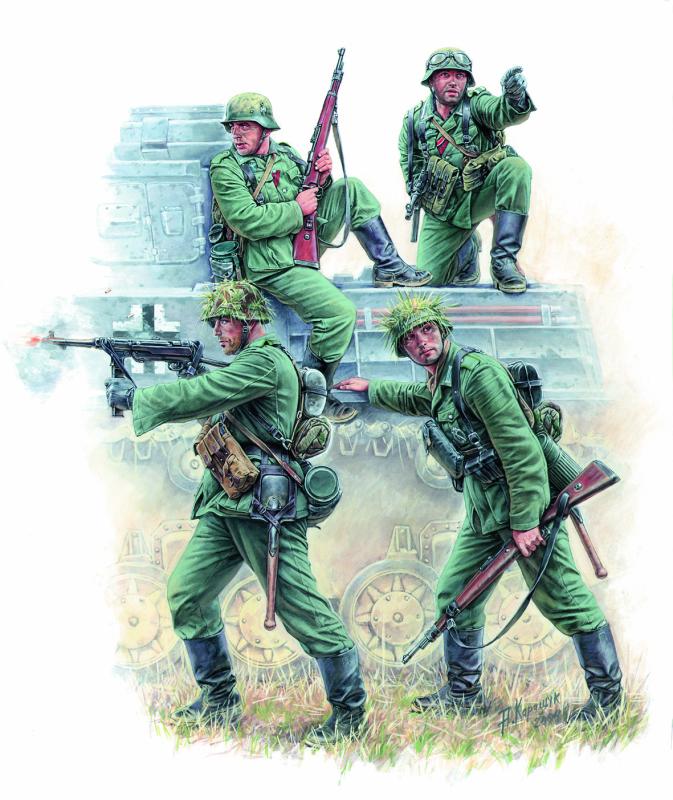 German  günstig Kaufen-German Panzergrenadiers. German Panzergrenadiers <![CDATA[Zvezda / 3582 / 1:35]]>. 