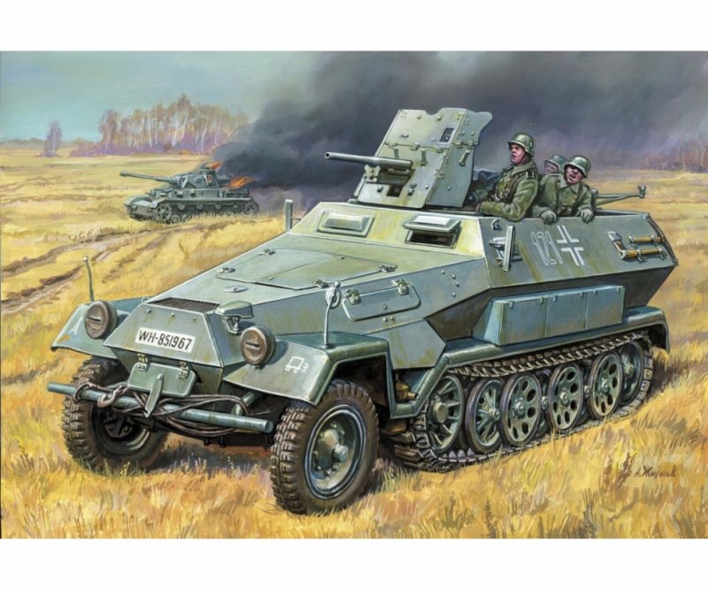 WWII Dt. Sd.Kfz.251/10 Halbkette