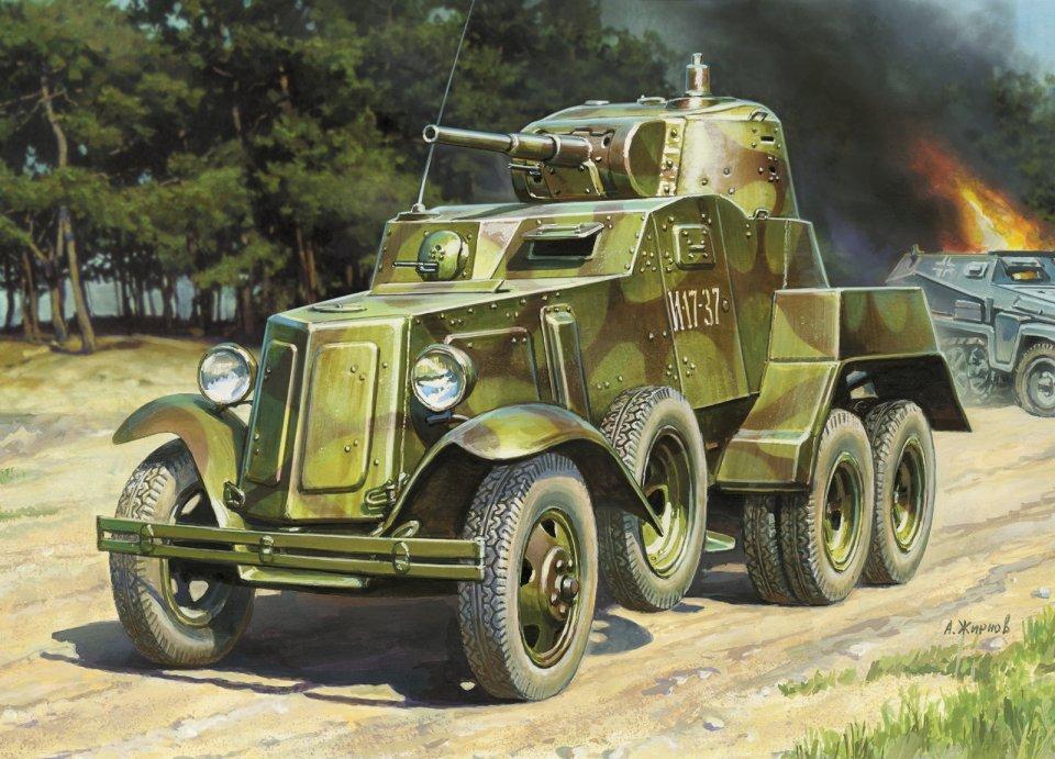 Soviet Armored günstig Kaufen-BA-10 Soviet Armored Car. BA-10 Soviet Armored Car <![CDATA[Zvezda / 3617 / 1:35]]>. 