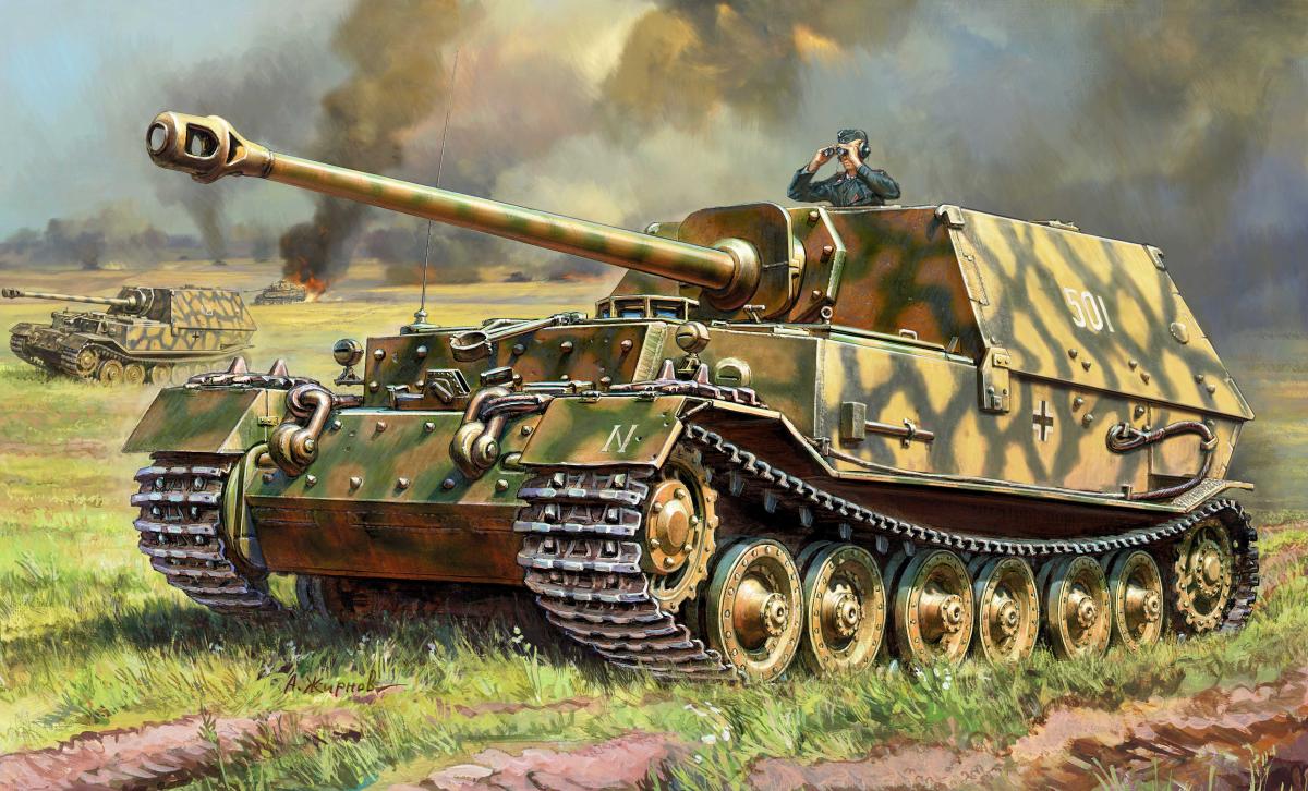 Zvezda günstig Kaufen-Sd. Kfz.184 Ferdinand Tiger. Sd. Kfz.184 Ferdinand Tiger <![CDATA[Zvezda / 3653 / 1:35]]>. 