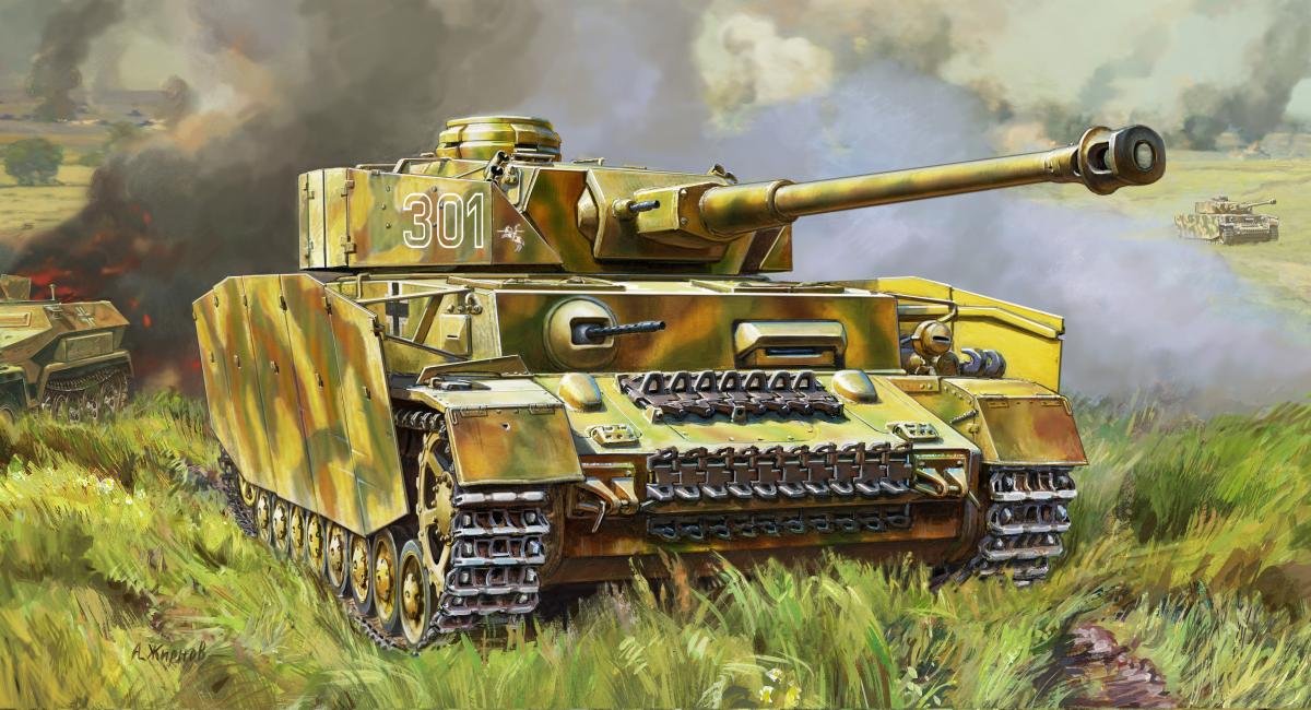 Zvezda günstig Kaufen-Panzer IV Ausf.G (Sd.Kfz.161). Panzer IV Ausf.G (Sd.Kfz.161) <![CDATA[Zvezda / 3674 / 1:35]]>. 