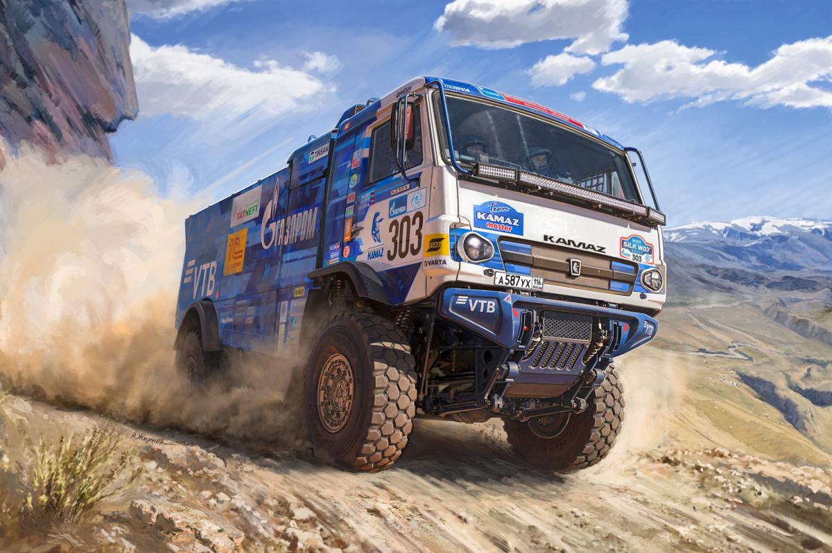 Truck günstig Kaufen-KAMAZ Rallye truck. KAMAZ Rallye truck <![CDATA[Zvezda / 4305 / 1:43]]>. 