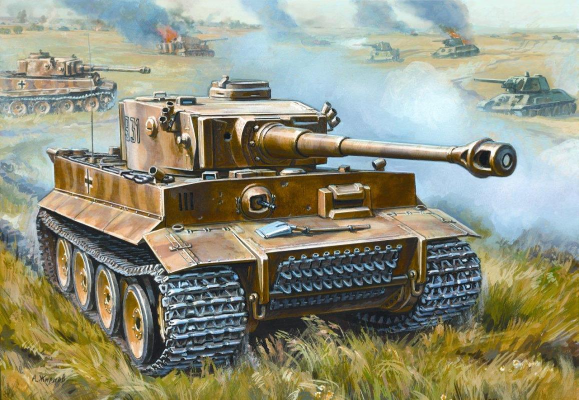 Zvezda günstig Kaufen-WWII Dt. KPz Tiger I Click-Kit. WWII Dt. KPz Tiger I Click-Kit <![CDATA[Zvezda / 5002 / 1:72]]>. 