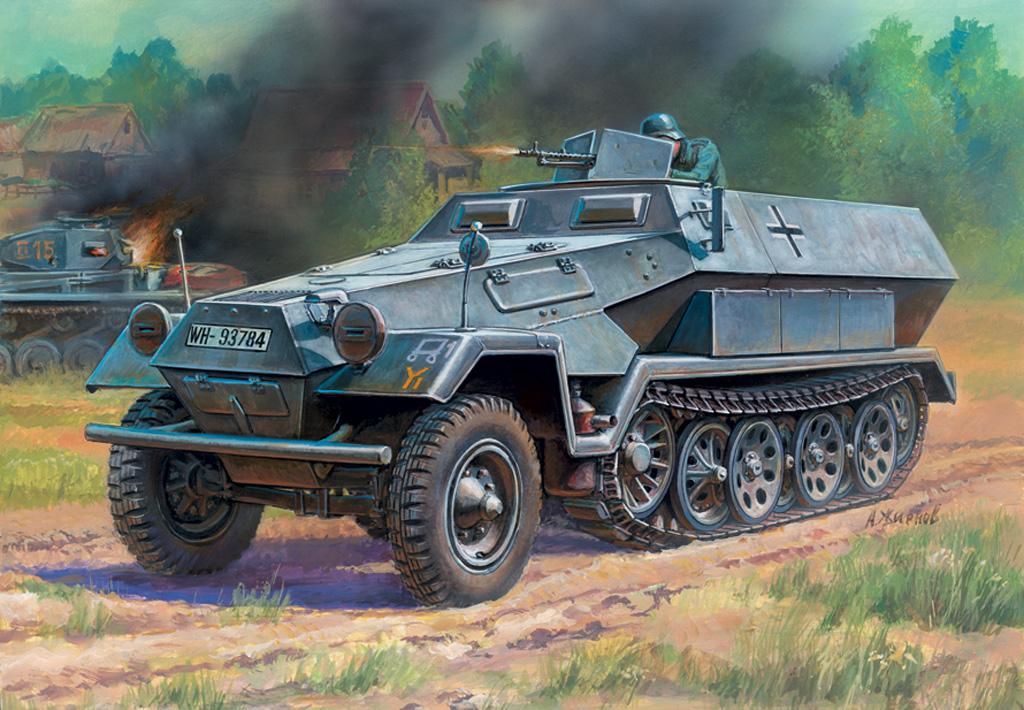 Zvezda günstig Kaufen-WWII Wargame AddOn Sd.Kfz.251/1B. WWII Wargame AddOn Sd.Kfz.251/1B <![CDATA[Zvezda / 6127 / 1:100]]>. 