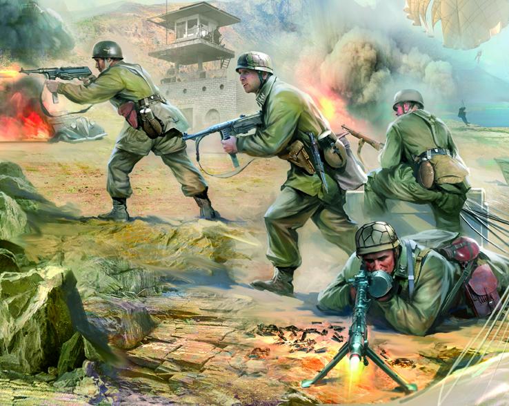 Zvezda günstig Kaufen-WWII Deutsche Fallschirmjäger. WWII Deutsche Fallschirmjäger <![CDATA[Zvezda / 6136 / 1:72]]>. 