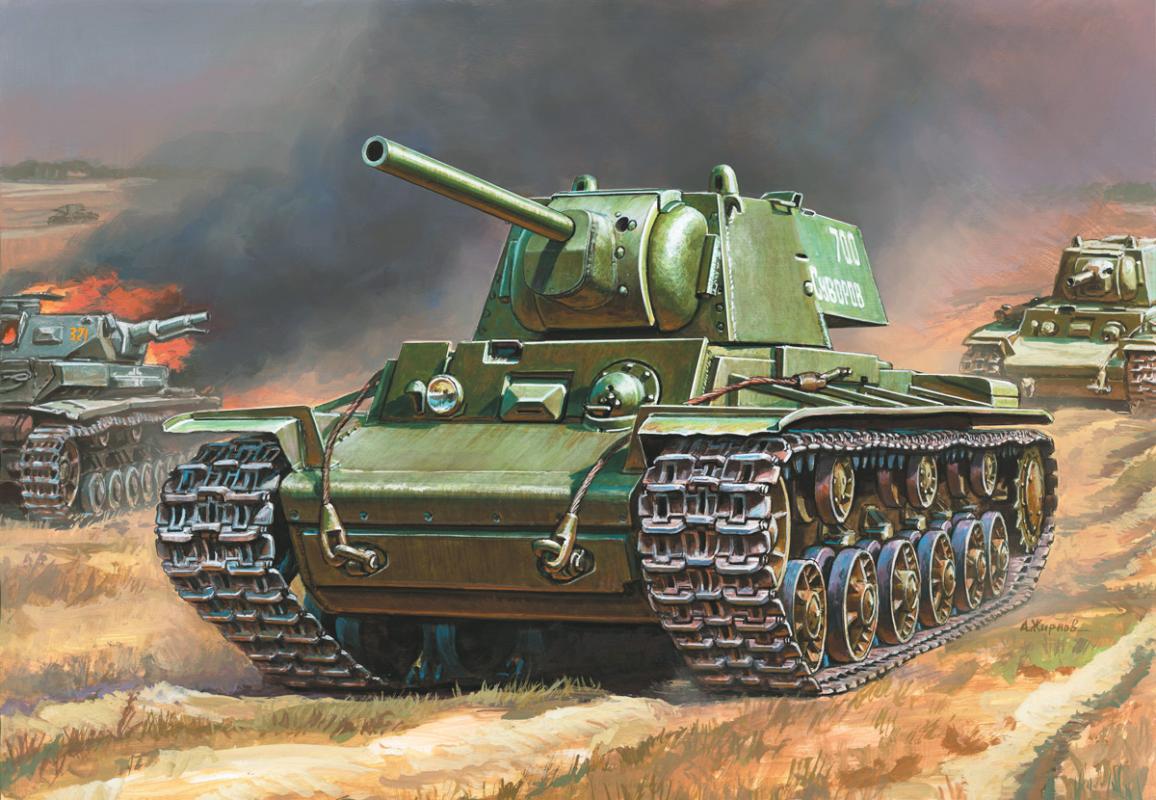 Zvezda günstig Kaufen-WWII Wargame AddOn Sov. Panzer KV-1. WWII Wargame AddOn Sov. Panzer KV-1 <![CDATA[Zvezda / 6141 / 1:100]]>. 