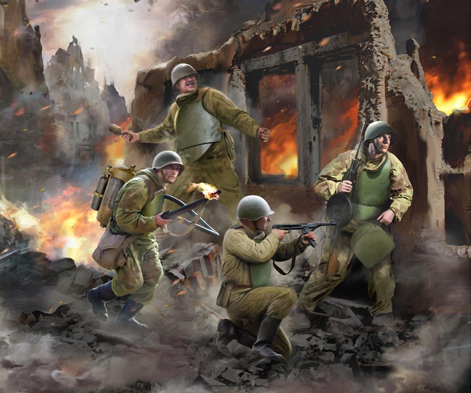 Zvezda günstig Kaufen-Soviet Assault Sapper Team WWII. Soviet Assault Sapper Team WWII <![CDATA[Zvezda / 6271 / 1:72]]>. 