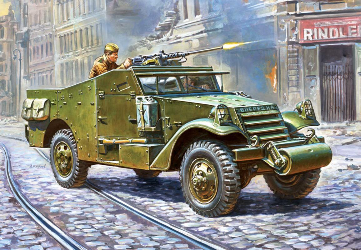 10 II günstig Kaufen-Sov.M-3 Scout Car w/mach.gun WW II. Sov.M-3 Scout Car w/mach.gun WW II <![CDATA[Zvezda / 6273 / 1:100]]>. 