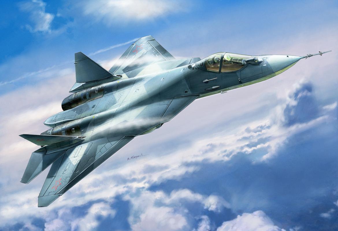 50 75 günstig Kaufen-Russischer Stealthjäger Sukhoi T-50. Russischer Stealthjäger Sukhoi T-50 <![CDATA[Zvezda / 7275 / 1:72]]>. 