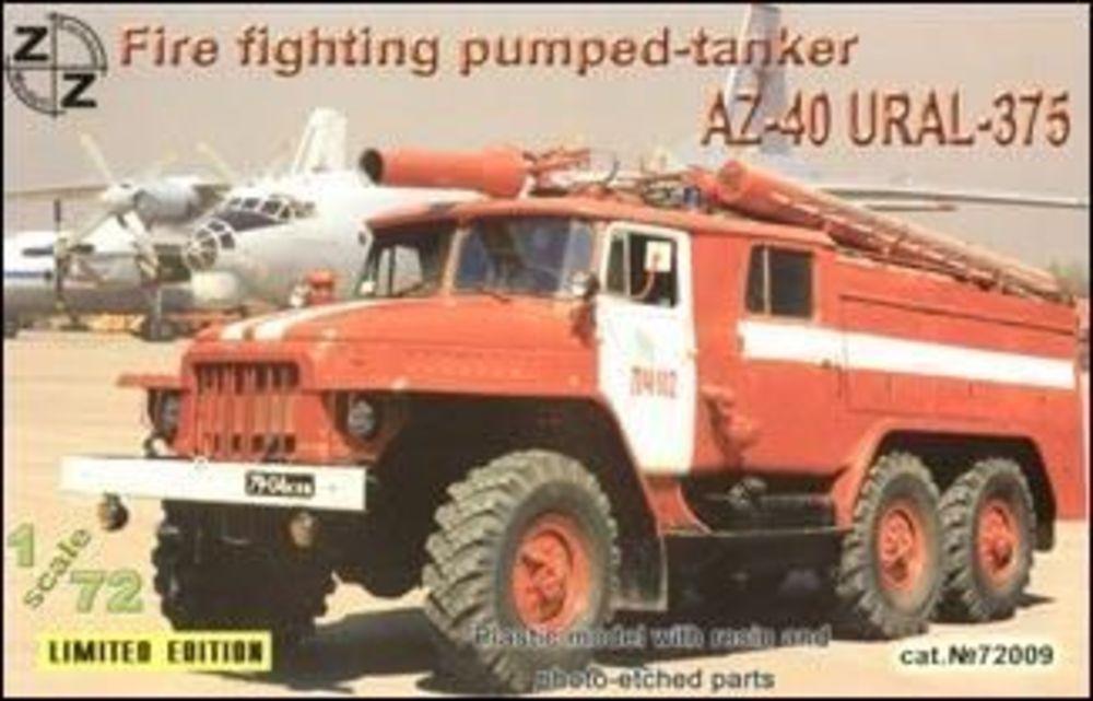 375 Modell günstig Kaufen-AZ-40 Ural-375 fire fighter. AZ-40 Ural-375 fire fighter <![CDATA[ZZ Modell / ZZ72009 / 1:72]]>. 