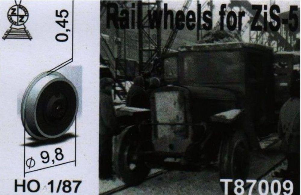 87 D günstig Kaufen-Rail wheels for ZiS-5. Rail wheels for ZiS-5 <![CDATA[ZZ Modell / T87009 / 1:87]]>. 